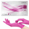 Рукавички нітрілові CEROS Pink 3.5g, розмір XS