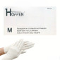 Перчатки нитриловые HOFFEN нестерильные текстурированные без пудры, белые M