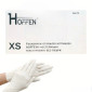 Рукавички нітрилові HOFFEN нестерильні текстуровані без пудри, білі XS