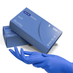 Перчатки нитриловые MediOk BlueSky 3.7g, размер S