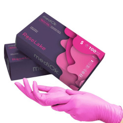 Рукавички нітрілові MediOk Rose Lake 3.5g, розмір S