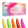 Рукавички нітрілові MediOk Rainbow мікс 5 кольорів 3.8g, розмір S