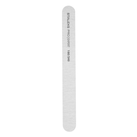 Пилка прямая минеральная для ногтей EXPERT 180/240 грит (NFB-20/2)