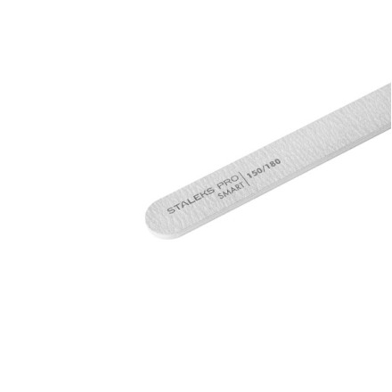 Пилка прямая минеральная для ногтей SMART 150/180 грит (5шт.), набор (NFB-21/10)