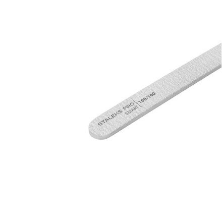 Пилка прямая минеральная для ногтей SMART 100/100 грит (5шт.), набор (NFB-21/4)