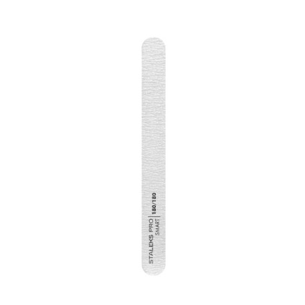 Пилка прямая минеральная для ногтей SMART 180/180 грит (5шт.), набор (NFB-21/6)