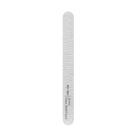 Пилка прямая минеральная для ногтей SMART 100/150 грит (5шт.), набор (NFB-21/8)