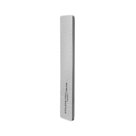 Пилка широкая минеральная прямая для ногтей SMART 180/240 грит (5шт.), набор (NFB-31/2)