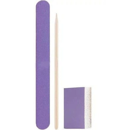 Набір одноразовий для манікюру DNKa Manicure set (пилка, баф, апельсинова паличка)
