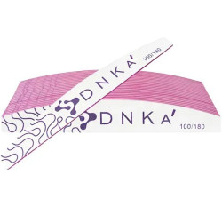 Пилка для нігтів DNKa Half Moon 100/180 грит, 25 шт.