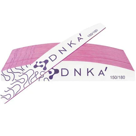 Пилка для нігтів DNKa Half Moon 150/180 грит, 25 шт.