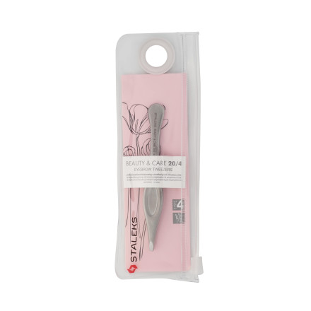 Пінцет для брів BEAUTY & CARE 20 TYPE 4 (вузькі скошені кромки)