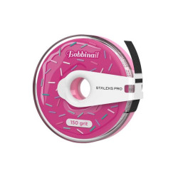 Сменный файл-лента в пластиковой катушке Bobbinail STALEKS PRO 150 грит (7 м) (AT-150)