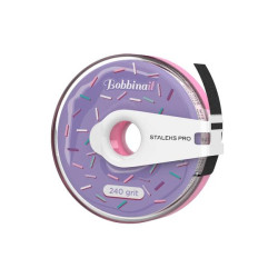 Сменный файл-лента в пластиковой катушке Bobbinail STALEKS PRO 240 грит (7 м) (AT-240)