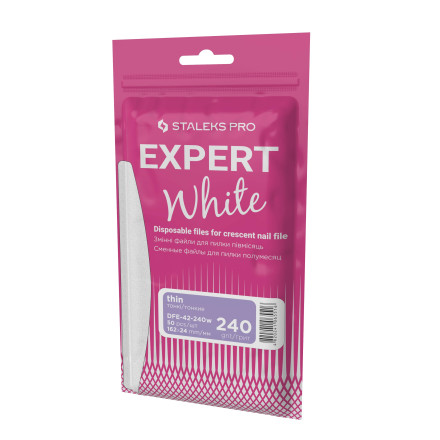 Сменные файлы белые для пилки полумесяц EXPERT 42 240 грит (50 шт.) (DFE-42-240w)