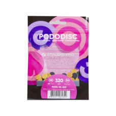 Сменные файлы на мягкой основе для педикюрного диска PODODISC STALEKS PRO XS 320 грит (50 шт) (PDFS-10-320)