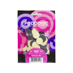 Змінні файли на м'якій основі для педикюрного диска PODODISC STALEKS PRO M 100 грит (50 шт) (PDFS-20-100)