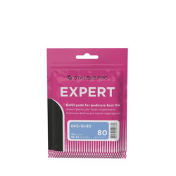 Сменные файлы для терки педикюрной EXPERT 10 80 грит (30 шт) (DFE-10-80)