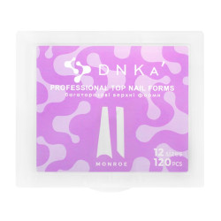 Верхні форми для моделювання нігтів DNKa Monroe (120 шт./уп.)