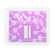 Верхние формы для моделирования ногтей DNKa Square Sharp (120 шт./уп.)