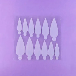 Силіконові молди для нігтів DNKa Professional Nail Molds №0001 36шт.