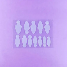 Силіконові молди для нігтів DNKa Professional Nail Molds №0002 36шт.
