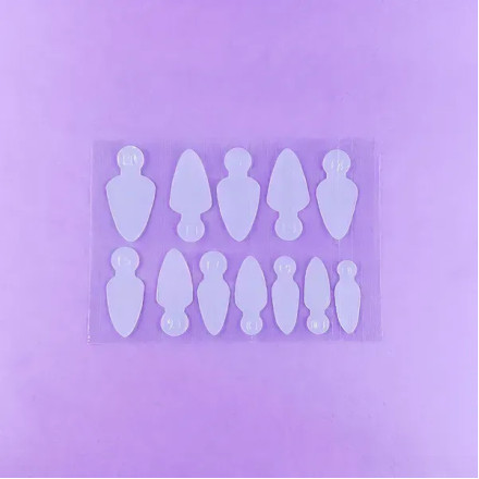 Силіконові молди для нігтів DNKa Professional Nail Molds №0002 36шт.
