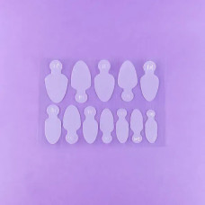 Силіконові молди для нігтів DNKa Professional Nail Molds №0003 36шт.