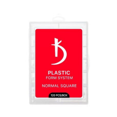 Верхні пластикові форми для моделювання нігтів Kodi professional Normal Square (120 шт./уп.)