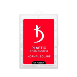 Верхні пластикові форми для моделювання нігтів Kodi professional Normal Square (120 шт./уп.)
