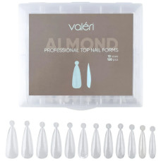 Верхние формы для моделирования ногтей Valeri Almond (120 шт./уп.)