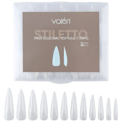 Верхние формы для моделирования ногтей Valeri Stiletto (120 шт./уп.)