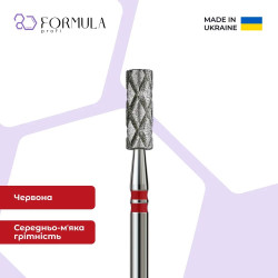 Алмазная фреза Formula Profi Premium X-Cool «Цилиндр» 3.5 red