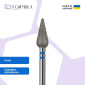 Алмазна фреза Formula Profi Premium «Крапля закруглена» 5.0 blue