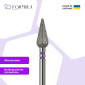Алмазная фреза Formula Profi Premium «Капля закругленная» 5.0 violet