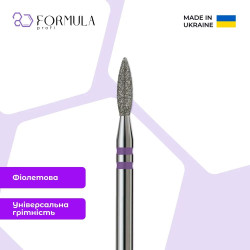 Алмазная фреза Formula Profi Premium «Пламя острое» 2.1 violet