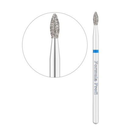 Фреза Formula Profi алмазна почка гостра синя діаметр 2.1 мм Фреза Formula Profi алмазна почка гостра синя діаметр 2.1 мм