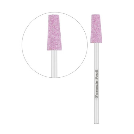 Фреза корундова Formula Profi K-pro-02 конус усічений рожевий