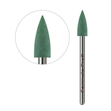 Фреза Formula Profi Полірувальник Полум'я маленьке 240# Зелена