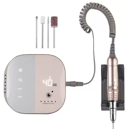 Фрезер для манікюру та педикюру Bucos Nail Drill X1 PRO Blush Pink
