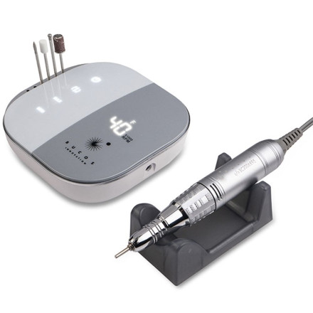 Фрезер для манікюру та педикюру Bucos Nail Drill X1 PRO Zinc Gray