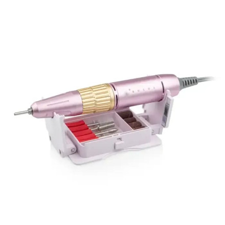 Фрезер для манікюру та педикюру Bucos Nail Drill X3 PRO Light Pink