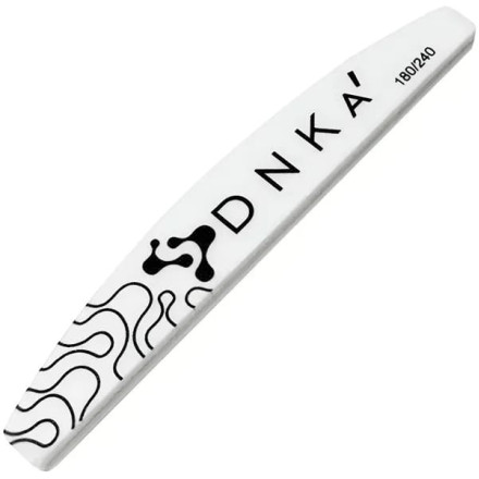Баф для нігтів DNKa Half Moon 180/240 грит, 10 шт.