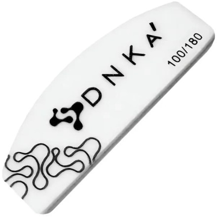 Міні-баф для нігтів DNKa Half Moon 100/180 грит, 10 шт.
