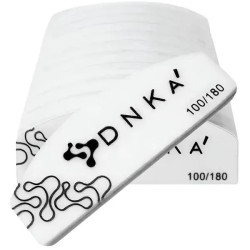 Міні-баф для нігтів DNKa Half Moon 100/180 грит, 10 шт.