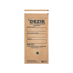 Крафт-пакети Dezik для стерилізації коричневі 100*200 мм. (100 шт.)